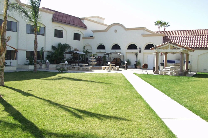 outside