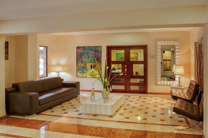 Interior entrance