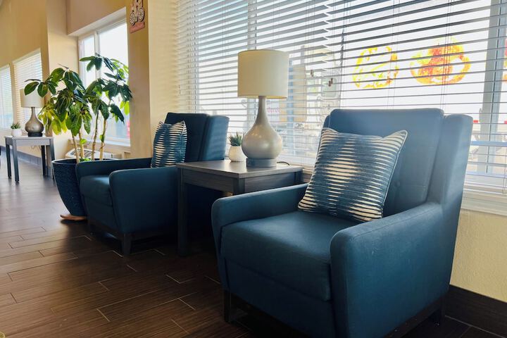 Lobby sitting area