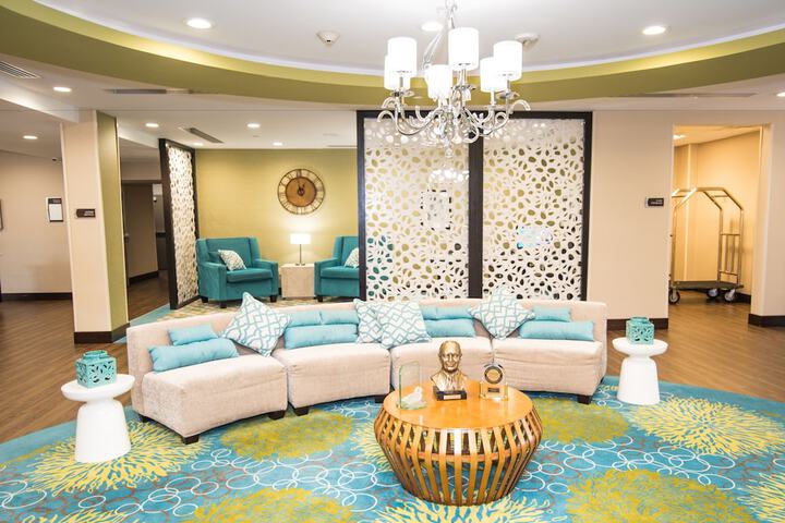 Lobby sitting area
