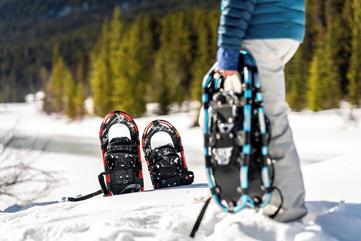 Snowshoeing