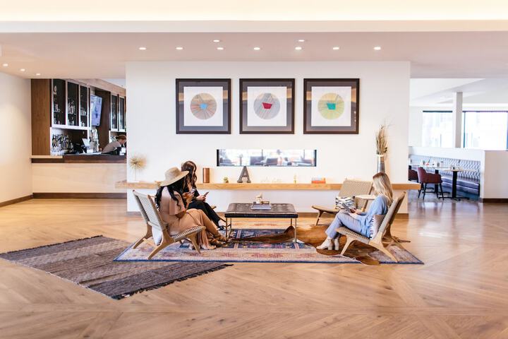 Lobby sitting area