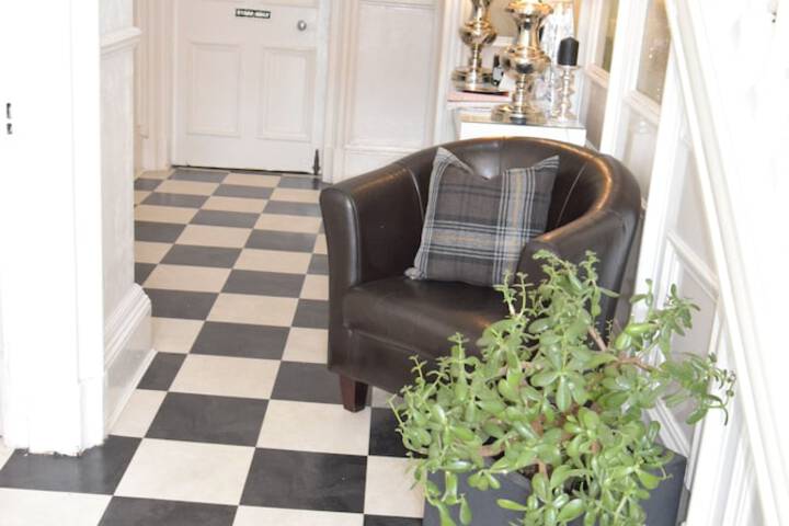 Interior entrance