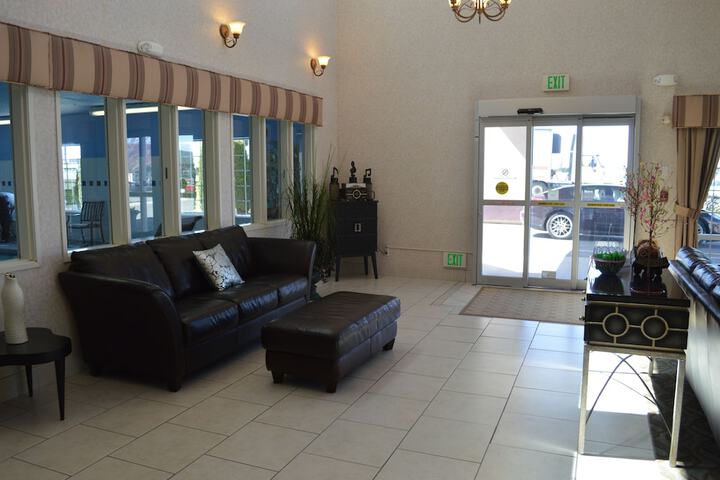 Interior entrance