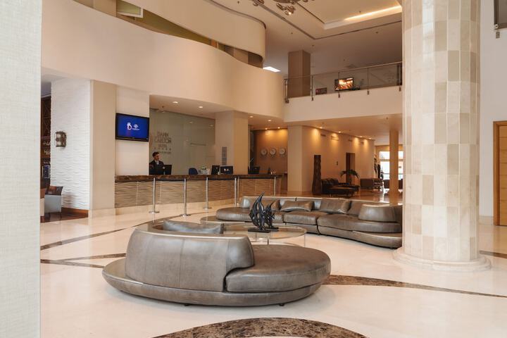 Interior entrance