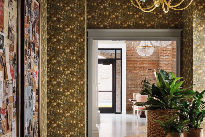 Interior entrance