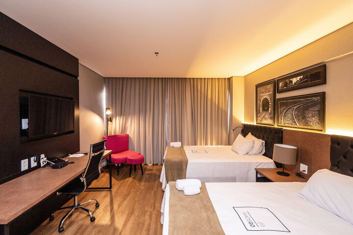 Hotel Quarto com duas camas Twins Setor Marista 1408 QS Marista