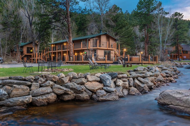 Front of property - evening/night