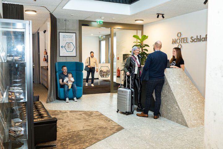 Interior entrance