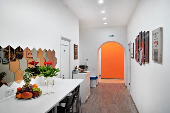 Interior entrance