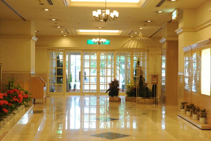 Interior entrance