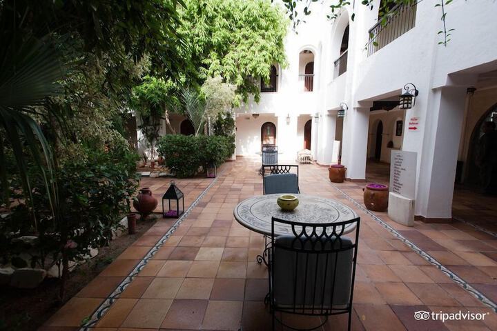 Interior entrance
