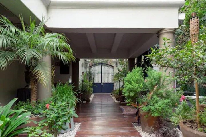 Interior entrance