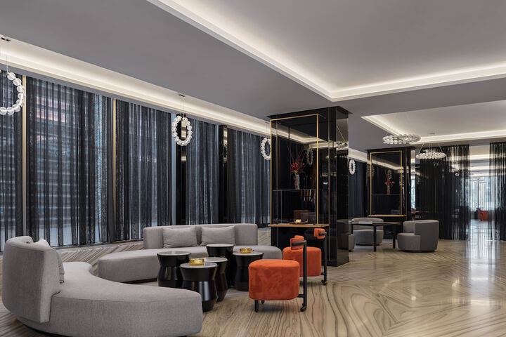 Lobby sitting area