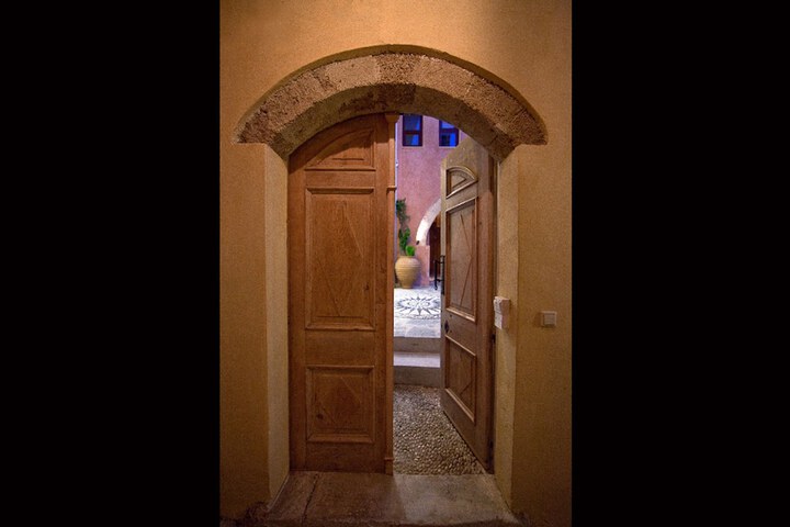 Interior entrance
