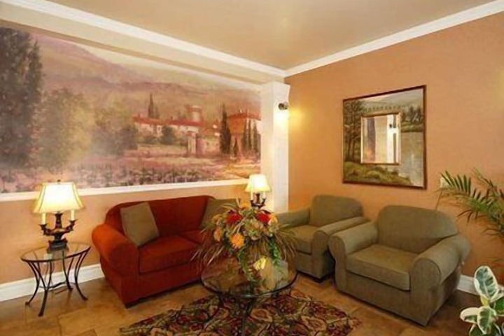 Lobby sitting area