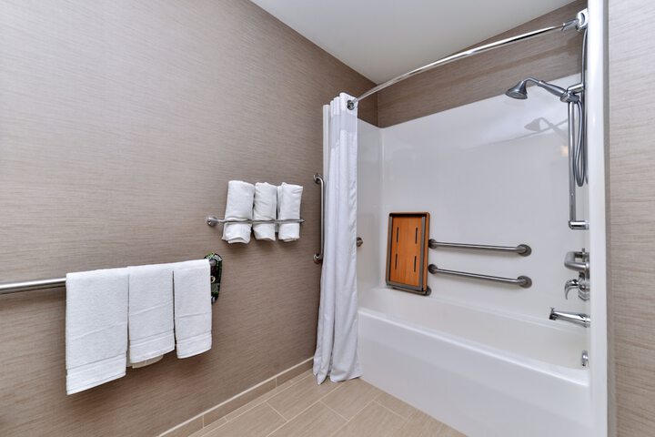 1 King Bed Standard Mobility Accessible Tub (25 of 25)