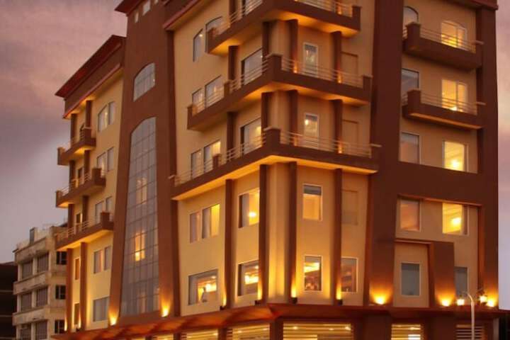 Front of property - evening/night