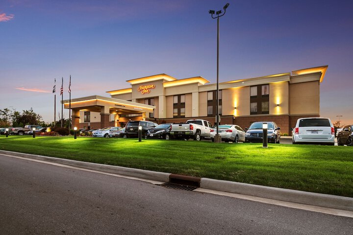 Front of property - evening/night