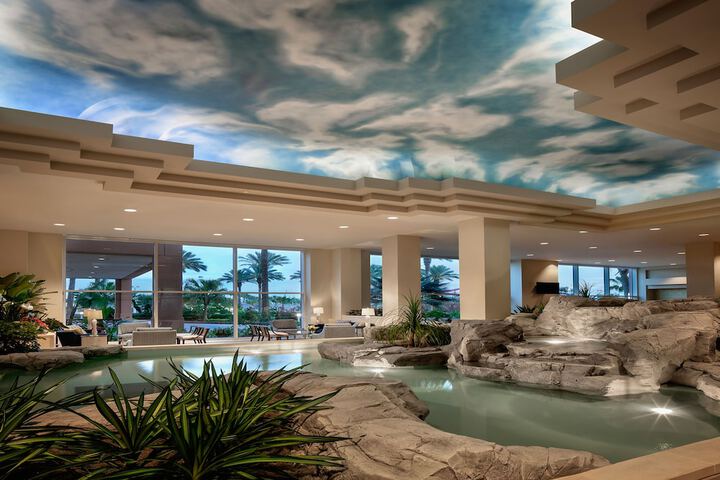 Lobby sitting area