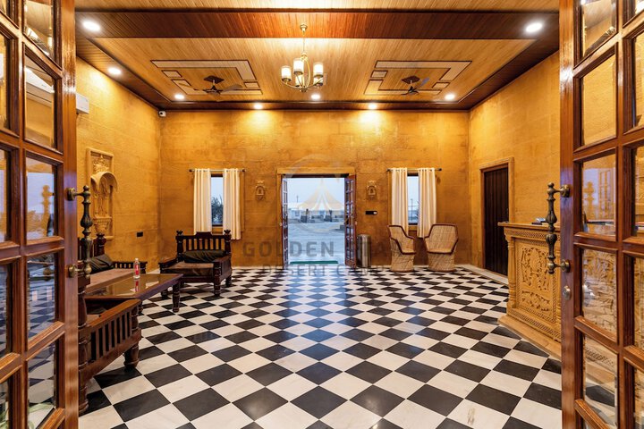 Interior entrance