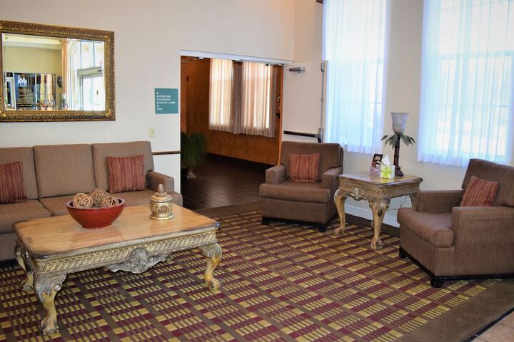 Lobby sitting area