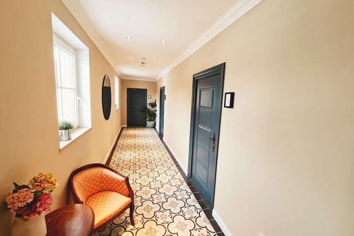 Interior entrance