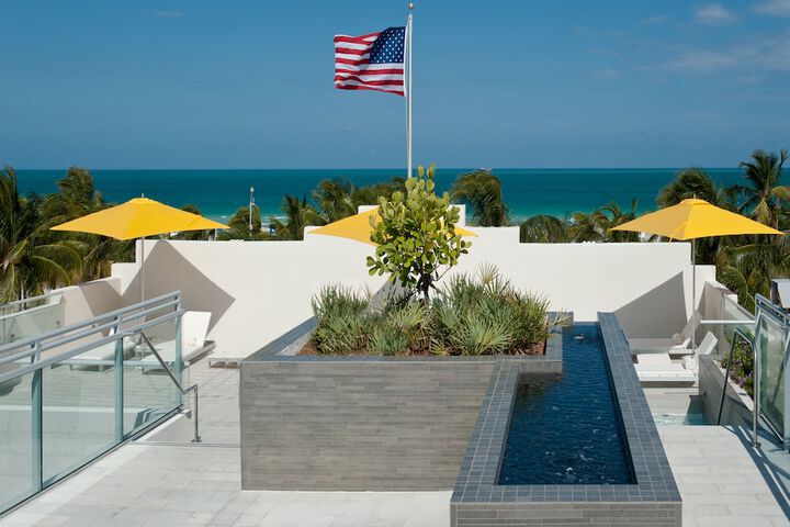 Rooftop pool