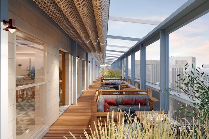 Rooftop terrace