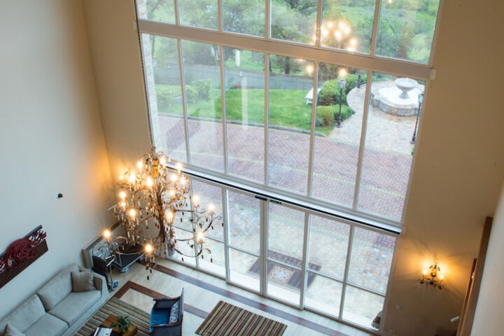 Interior entrance