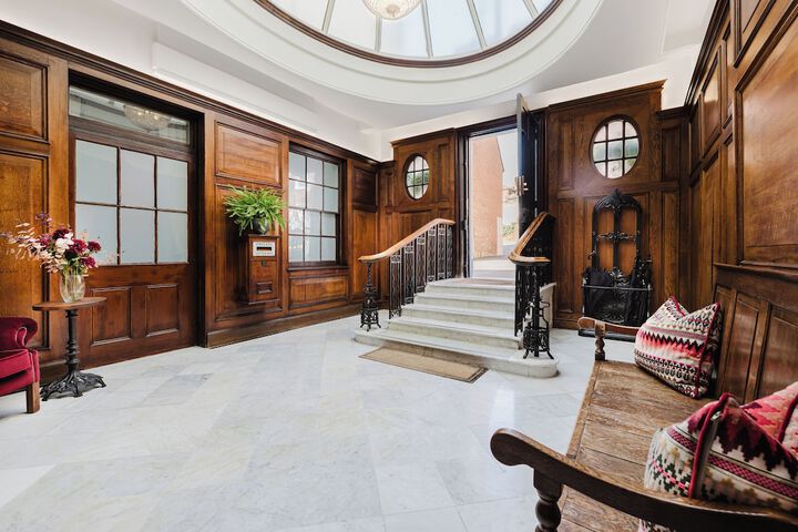 Interior entrance