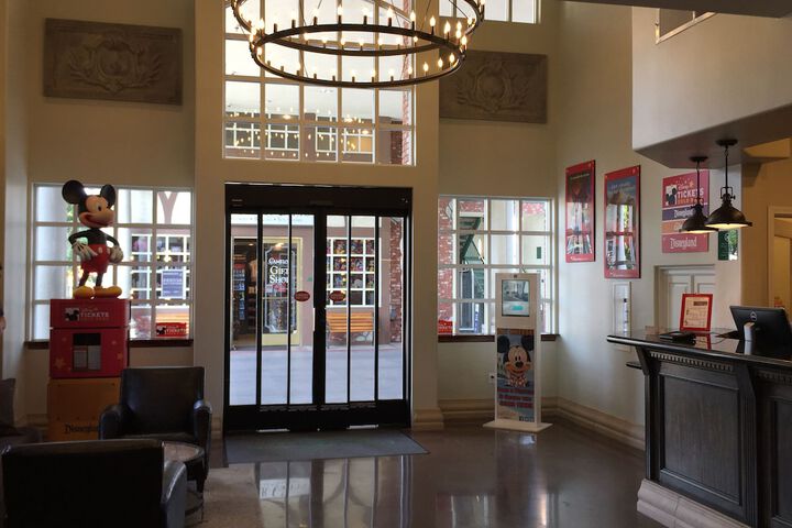 Interior entrance