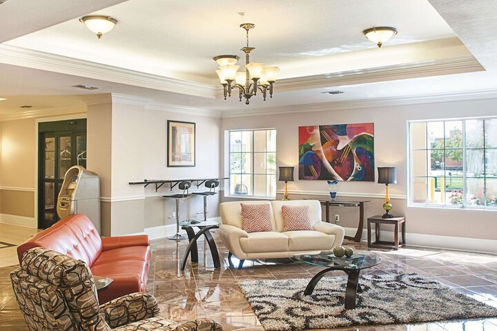 Lobby sitting area