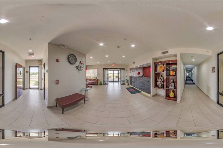 Interior entrance