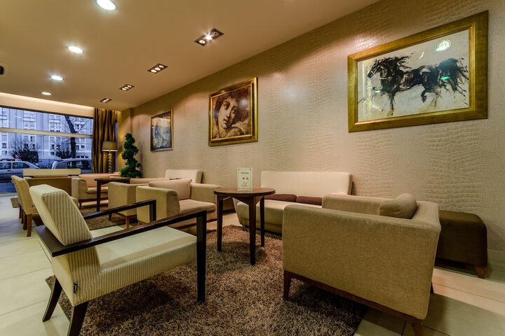 Lobby sitting area