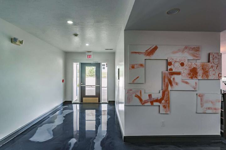 Interior entrance