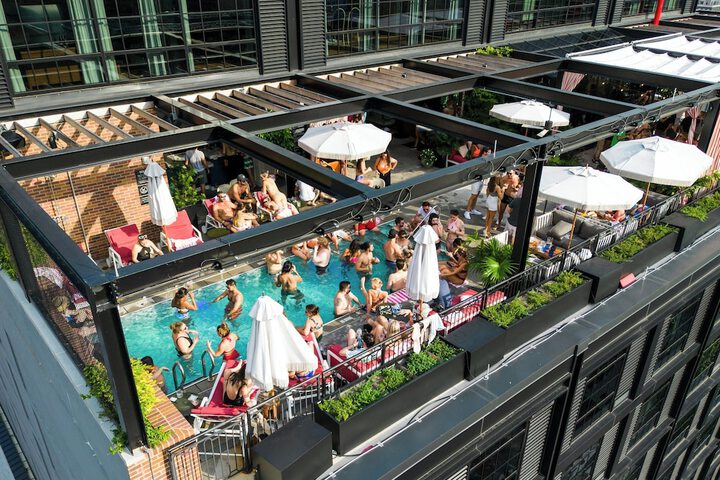 Rooftop pool
