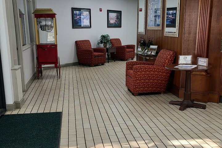 Lobby sitting area