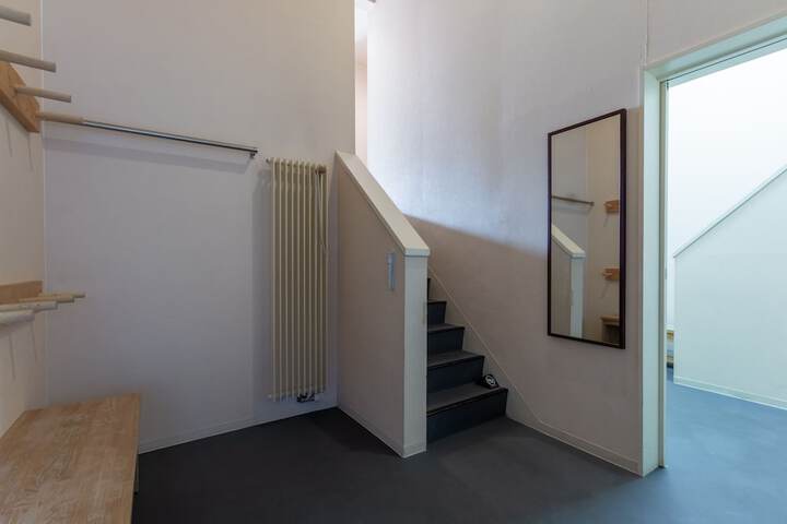 Interior entrance