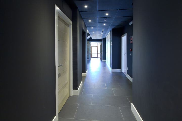 Interior entrance