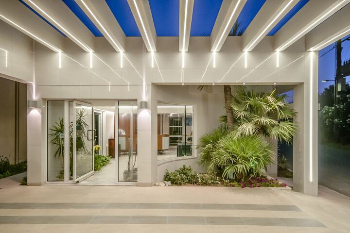 Interior entrance