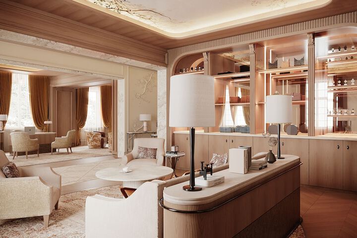 Lobby sitting area