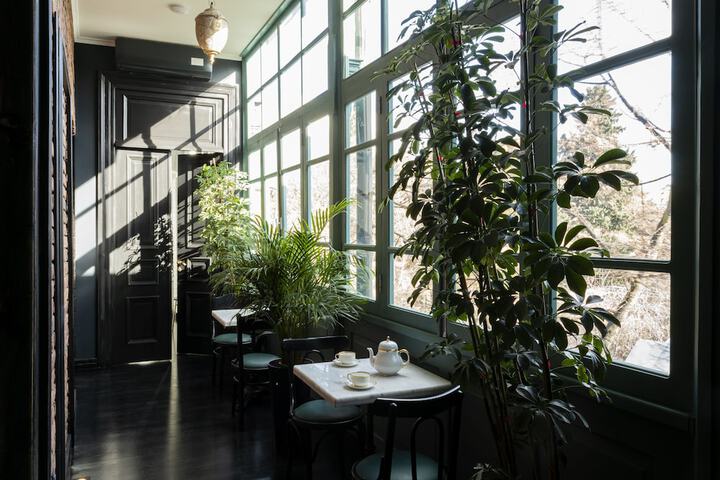 Lobby sitting area