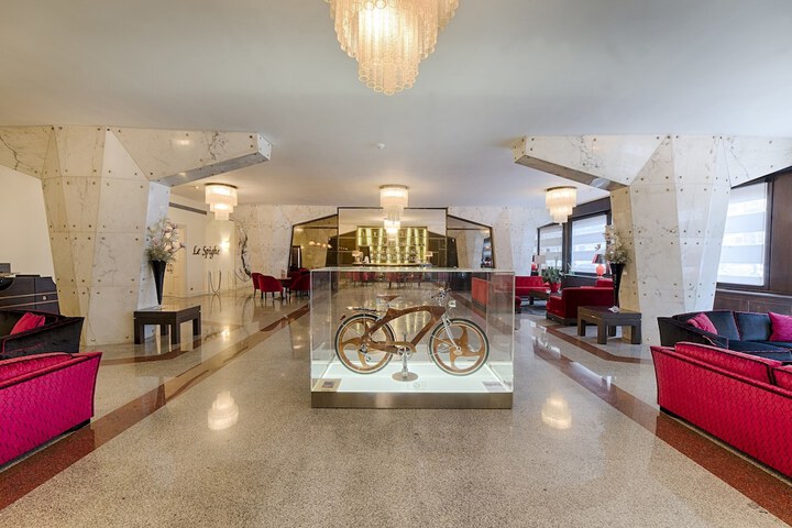 Interior entrance