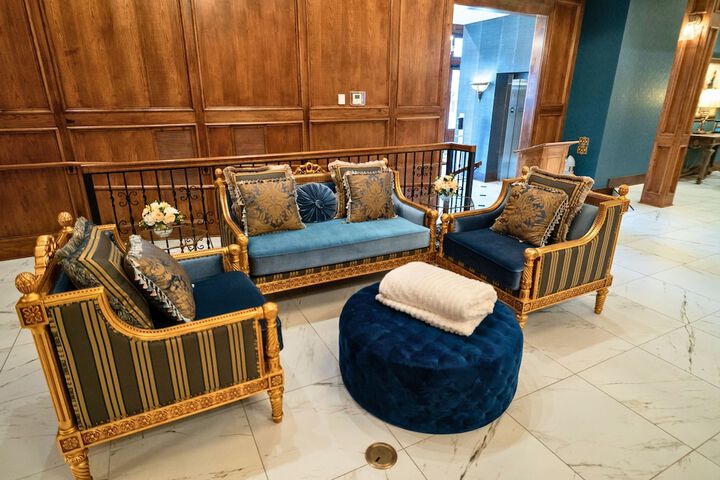 Lobby sitting area