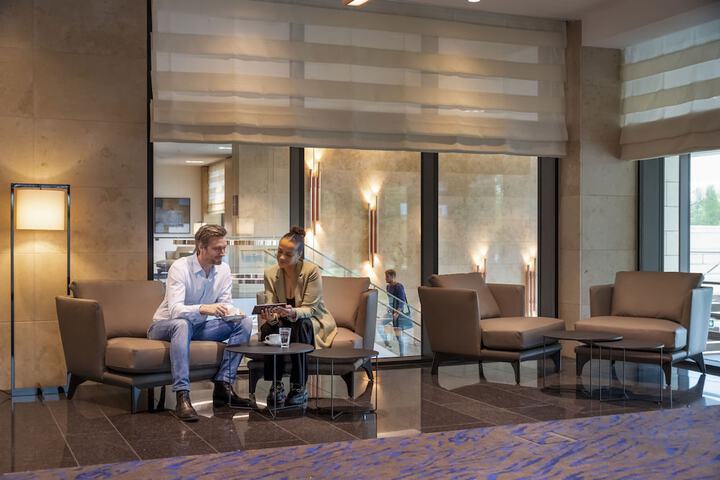 Lobby sitting area