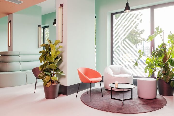 Lobby sitting area