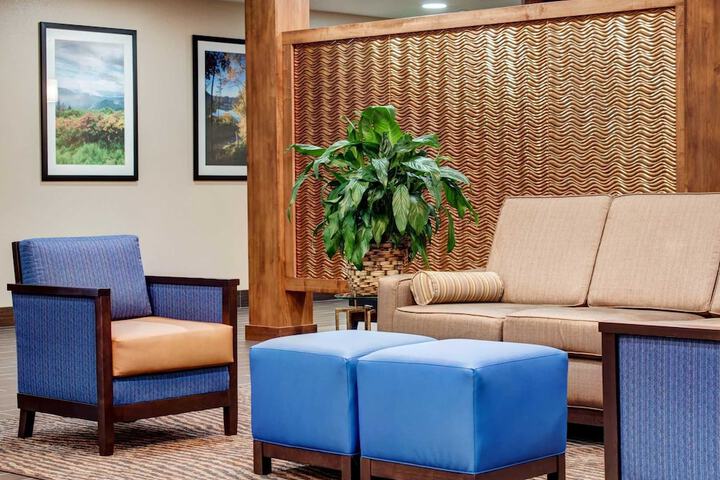 Lobby sitting area
