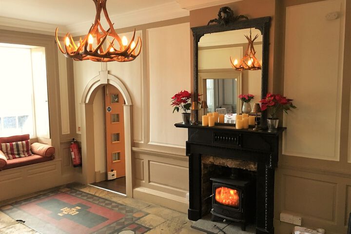 Interior entrance