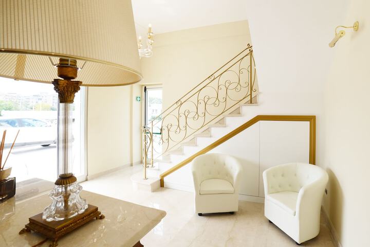 Interior entrance